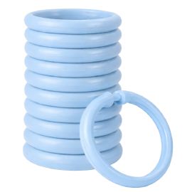 Wholesale Shower Curtain Hooks 12 Pack Fits All Standard Size Shower Rods Blue