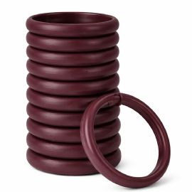 Wholesale Shower Curtain Hooks 12 Pack Fits All Standard Size Shower Rods Burgundy