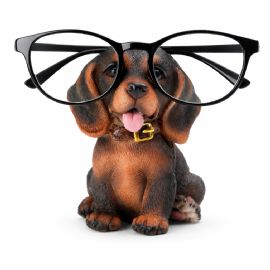 Wholesale Eyeglass Holder For Nightstand Or Desk Decorative Resin Glasses Holder Figurine Dachshund