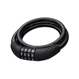 Bicycle Bike Resettable Combination Lock 4 Ft 8mm Cable Black