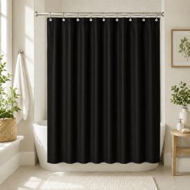 Wholesale Eva Shower Curtain Liner Black